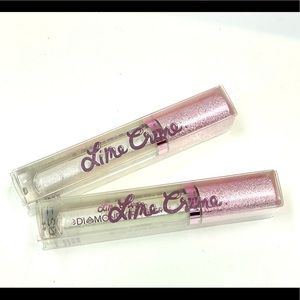 SET OF 2 Diamond Crusher Lip Topper in Pink Pearl (NEW)
